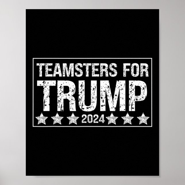 For Trump 2024  Poster (Front)