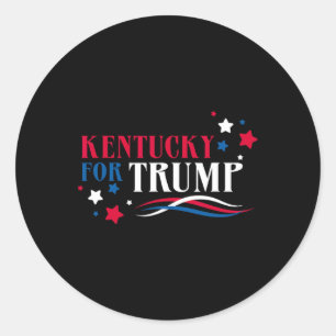 For Trump 2024 Re Election President Vote  Classic Round Sticker