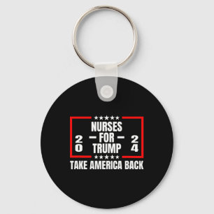 For Trump 2024 Take America Back Keychain