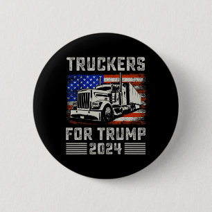 For Trump American Flag - Trump 2024 Vintage 2 Inch Round Button