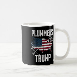 For Trump Election Fun 45 47 American Flag  Coffee Mug