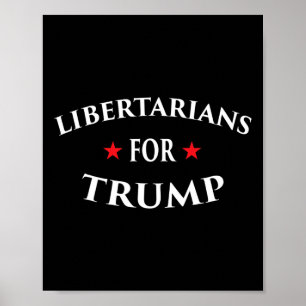 For Trump Party Independent Red Wave  Poster