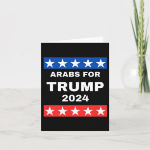 For Trump President Donald Trump 2024  Card
