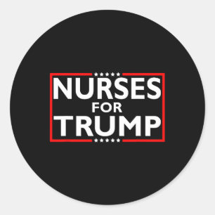 For Trump President Election 2024  Classic Round Sticker