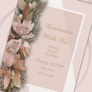 For Unto Us Christmas Invitation Card