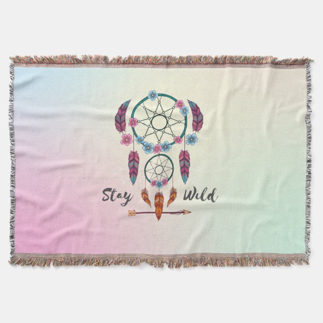 For When You’re Wild Again Throw Blanket (Front)