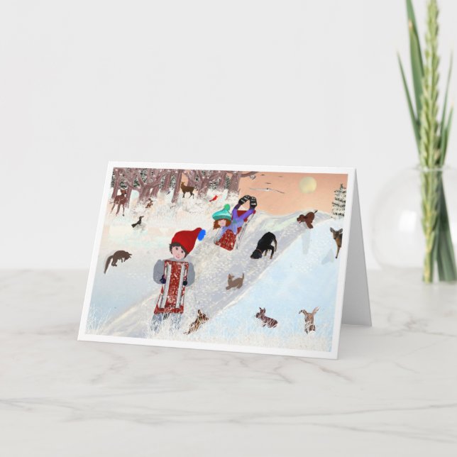 For Winter  fun  LeeMarie's Creative  design Card (Front)