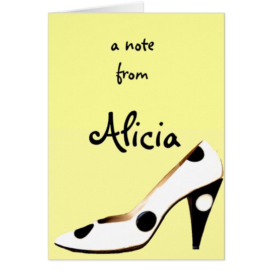For Women Who Love Shoes Card