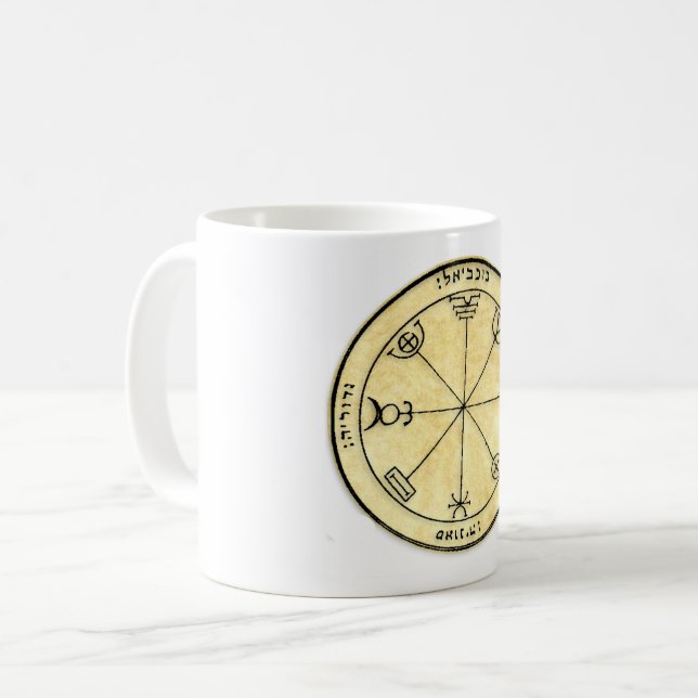 FOR WRITERS! The Third Pentacle of Mercury Coffee Mug (Front Left)