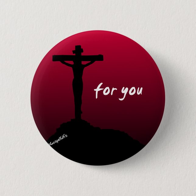 "For You" Christian Button (Front)