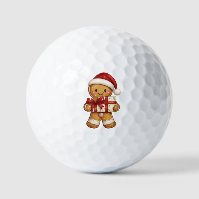 For You! Gingerbread Golf Balls (Front)