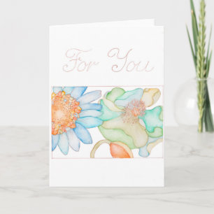 For You greeting card