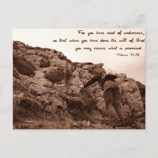 For You Have Need of Endurance Postcard