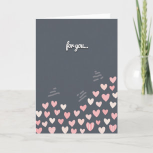 For You Hearts Greeting Card