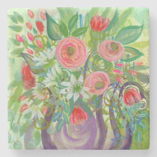 "For You" Stone Coaster (Front)