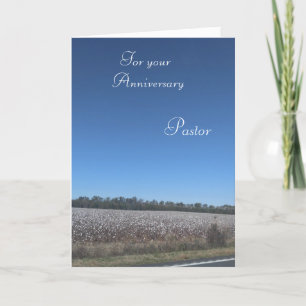 For your Anniversary Pastor Card