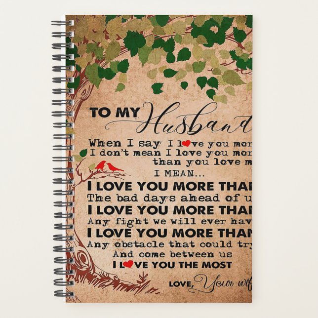For Your Awesome Husband, Husband Birthday Gift Planner (Front)