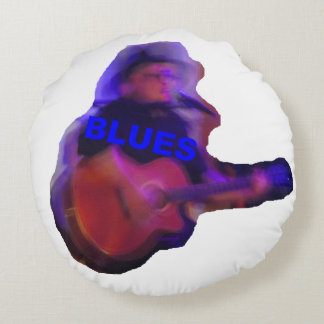 For your BLUES Round Pillow