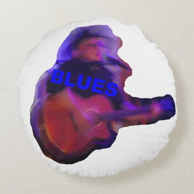 For your BLUES Round Pillow (Back)