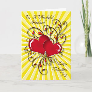 For your husband, the stunning Valentine's card. Holiday Card
