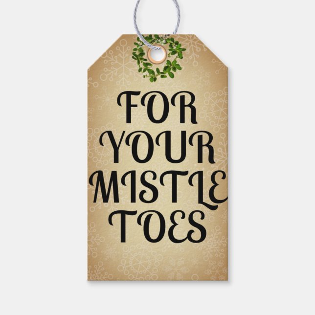 For your Mistletoes  Gift Tags (Front)