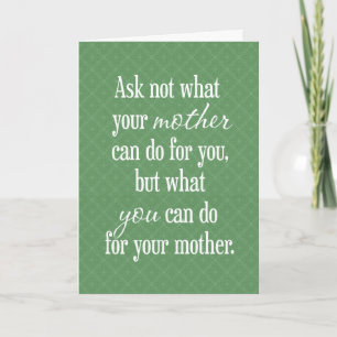 For Your Mother - Green Card