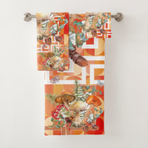 Foraging for Mushrooms Towel