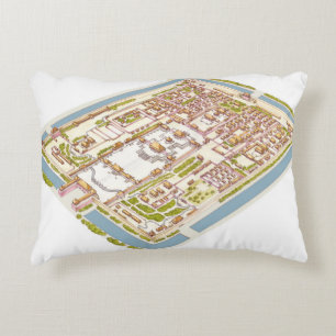 Forbbiden City Beijing Accent Pillow