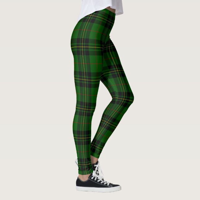 Forbes Green Tartan Leggings (Right)