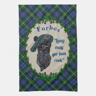 Forbes Scottie Dog Kitchen Towel