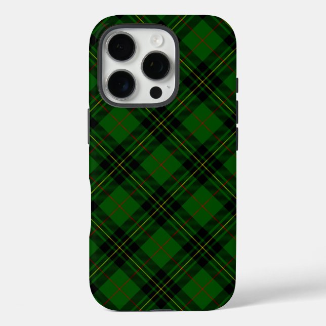 Forbes tartan green black plaid Case-Mate iPhone case (Back)
