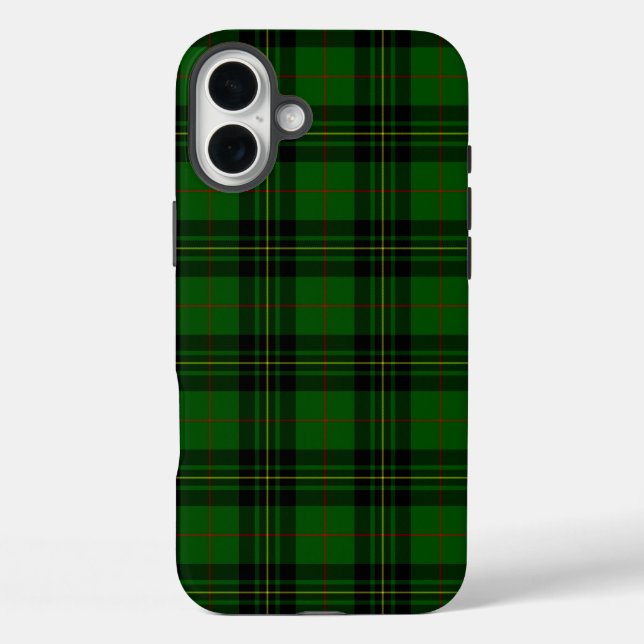 Forbes tartan green black plaid Case-Mate iPhone case (Back)
