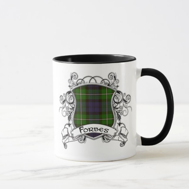 Forbes Tartan Shield Mug (Right)