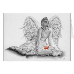 Forbidden Angel Ballerina Card