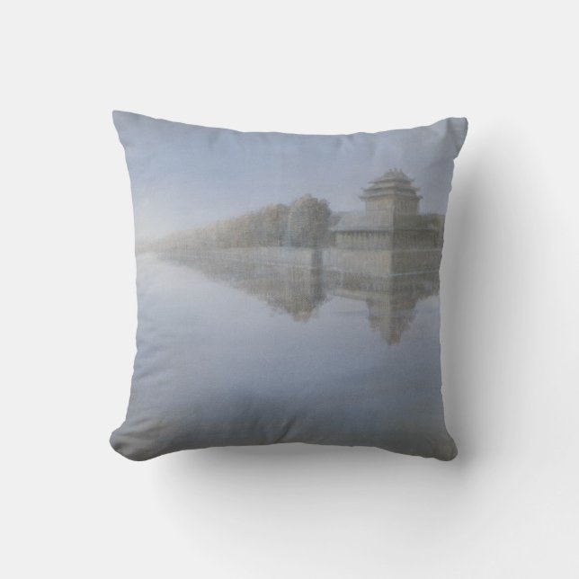 Forbidden City 2012 Throw Pillow (Front)