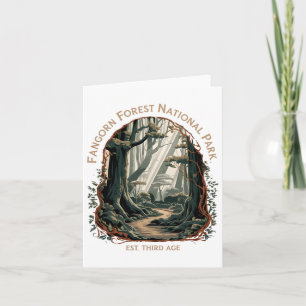 Forbidden Fangorn Forest National Park Bookworms H Card