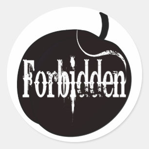 Forbidden Fruit Classic Round Sticker