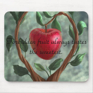 Forbidden Fruit Mouse pad