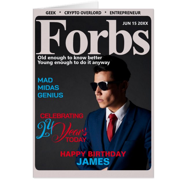 Forbs Parodie Vide À L'Âge De L'Anniversaire-Photo (Devant)