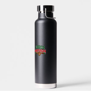 FORÇA PORTUGAL 🇵🇹   Portugal Pride Footb Water Bottle