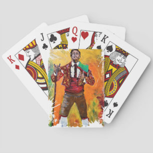 Forcado. Portuguese bullfighter Playing Cards