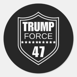 Force 47 Ultra Maga More Than Ever Never Surrender Classic Round Sticker