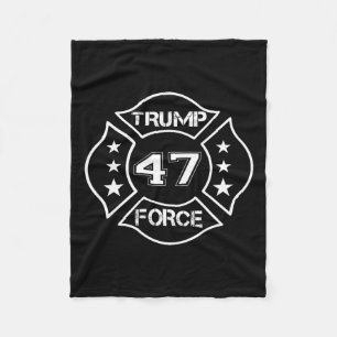 Force 47 Ultra Maga More Than Ever Never Surrender Fleece Blanket
