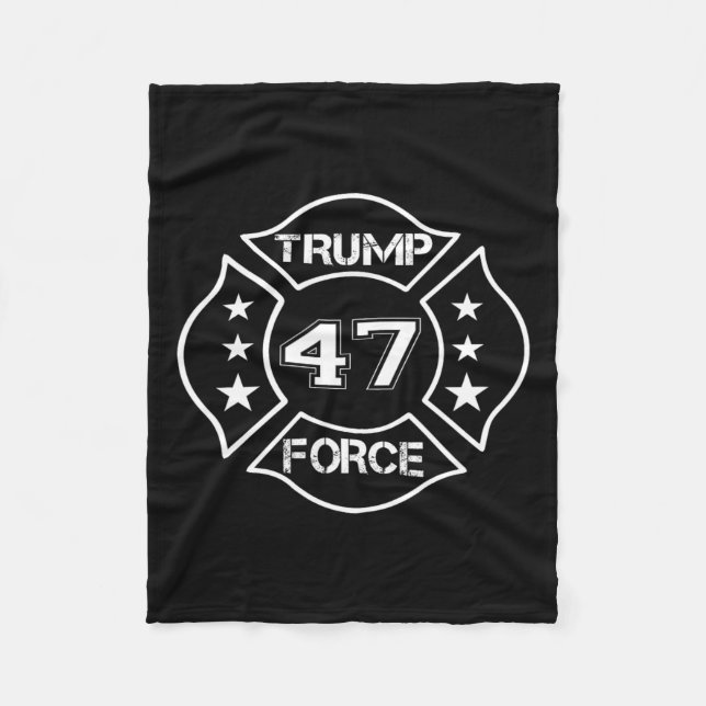 Force 47 Ultra Maga More Than Ever Never Surrender Fleece Blanket (Front)