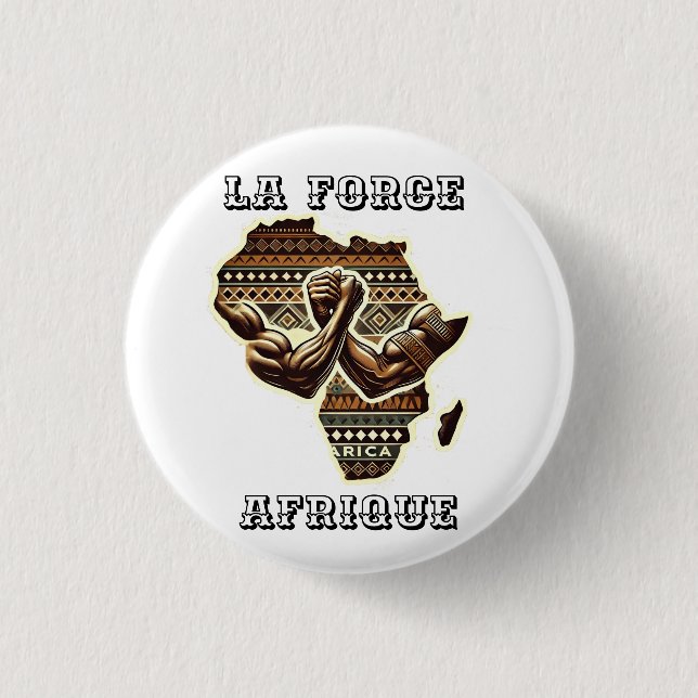 Force-Africa for Women 1 Inch Round Button (Front)