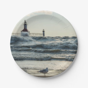 Force Behind Beauty Paper Plate