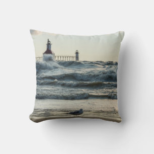 Force Behind Beauty Throw Pillow