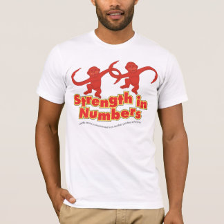 Force dans le T-shirt de nombres