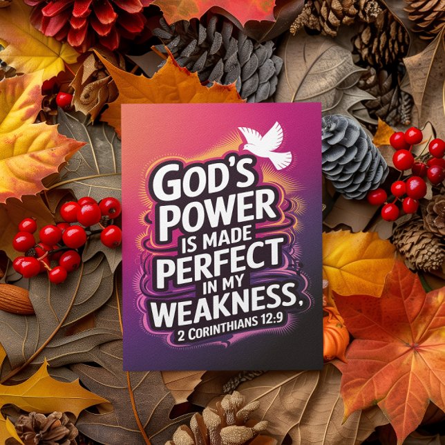 Force de la carte d'affirmation de faiblesse (Créateur téléchargé)