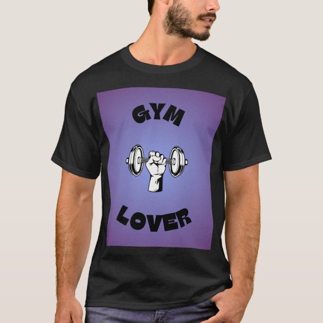 Force déchaînée - T-shirt de gymnastique noire (Devant)